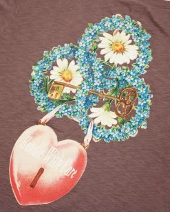 BOYS LIE X Taupe Locked In Boyfriend Tee -Boys Lie Sales Store 407A0017copy