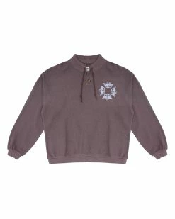 BOYS LIE X Fare Enough Henley Crewneck -Boys Lie Sales Store 407A0049copy