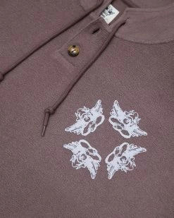 BOYS LIE X Fare Enough Henley Crewneck -Boys Lie Sales Store 407A0051copy