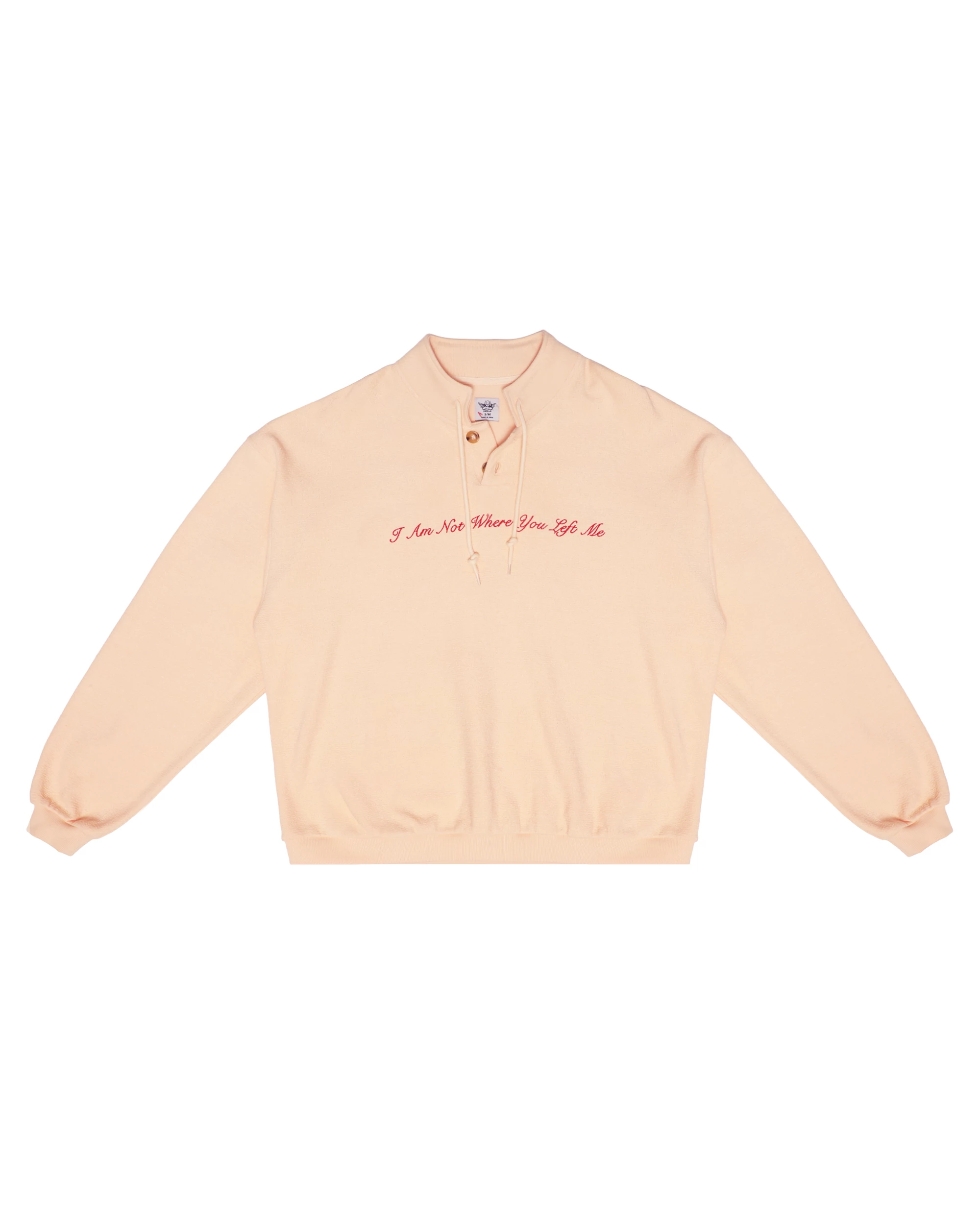 BOYS LIE X I Am Not Where You Left Me V2 Henley Crewneck 8 BOYS LIE X I Am Not Where You Left Me V2 Henley Crewneck - Image 7