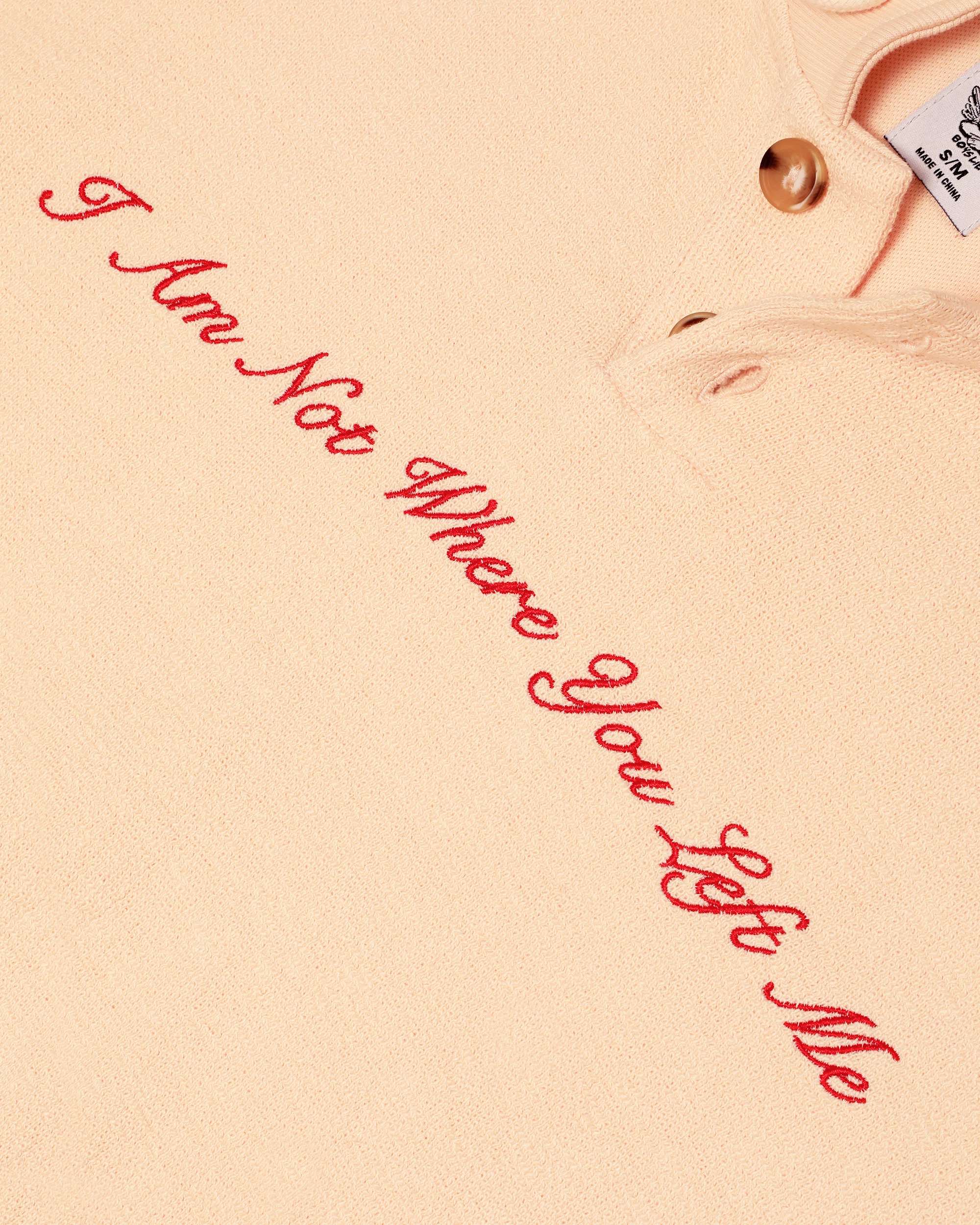 BOYS LIE X I Am Not Where You Left Me V2 Henley Crewneck 10 BOYS LIE X I Am Not Where You Left Me V2 Henley Crewneck - Image 9