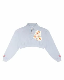 BOYS LIE X I Am Not Where You Left Me V2 Henley Cropped Crewneck -Boys Lie Sales Store 407A0064copy