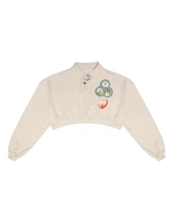 BOYS LIE X Locked In Henley Cropped Crewneck -Boys Lie Sales Store 407A0114copy2