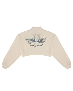 BOYS LIE X Locked In Henley Cropped Crewneck -Boys Lie Sales Store 407A0116copy2