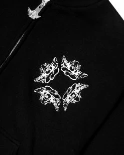 BOYS LIE X Up In Smoke Zip-Up Boyfriend Hoodie -Boys Lie Sales Store 407A2399