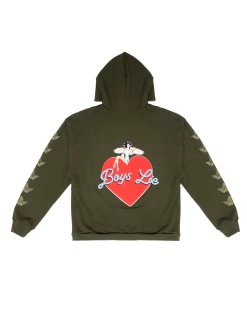 BOYS LIE X On The Edge Zip-Up Boyfriend Hoodie -Boys Lie Sales Store 407A2406