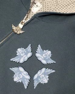 BOYS LIE X No Smoke Zip-Up Boyfriend Hoodie -Boys Lie Sales Store 407A2419