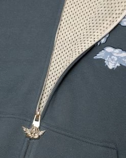 BOYS LIE X No Smoke Zip-Up Boyfriend Hoodie -Boys Lie Sales Store 407A2420