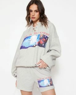 BOYS LIE X Knightlight Henley Crewneck