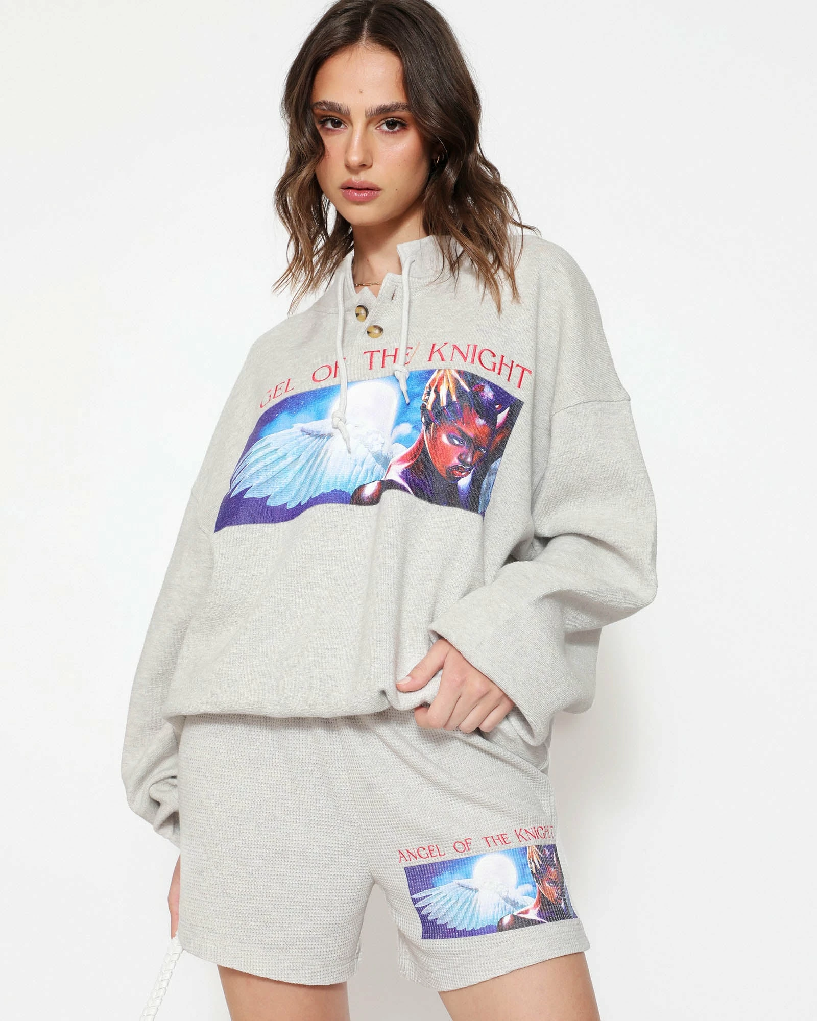 BOYS LIE X Knightlight Henley Crewneck 3 BOYS LIE X Knightlight Henley Crewneck