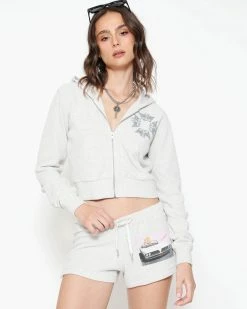 BOYS LIE X Fare Enough Thermal Zip-Up Hoodie