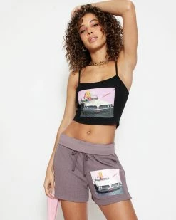 BOYS LIE X Fare Enough Thermal Boyfriend Shorts -Boys Lie Sales Store 4O7A0271