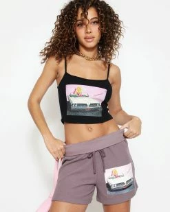 BOYS LIE X Fare Enough Thermal Boyfriend Shorts -Boys Lie Sales Store 4O7A0274