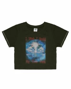 BOYS LIE X Washed Up Crop Tee -Boys Lie Sales Store 4O7A0379rcopy