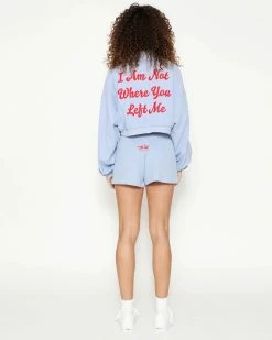 BOYS LIE X I Am Not Where You Left Me V2 Henley Cropped Crewneck -Boys Lie Sales Store 4O7A0523