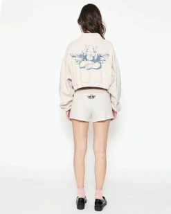 BOYS LIE X Locked In Henley Cropped Crewneck -Boys Lie Sales Store 4O7A0708