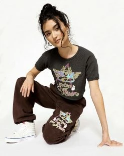 BOYS LIE X Goodbye & Good Riddance Thermal Crop Tee