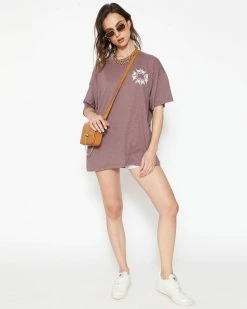 BOYS LIE X Taupe Locked In Boyfriend Tee -Boys Lie Sales Store 4O7A0790