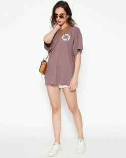 BOYS LIE X Taupe Locked In Boyfriend Tee -Boys Lie Sales Store 4O7A0792