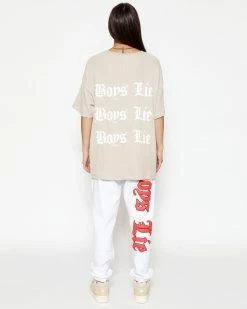 BOYS LIE X Tan Straight Flush Boyfriend Thermal Tee 15 BOYS LIE X Tan Straight Flush Boyfriend Thermal Tee -Boys Lie Sales Store 4O7A0834 acbc25bc ec2f 4769 9327 3583e107431f