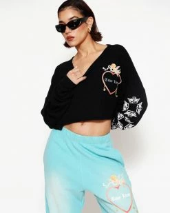 BOYS LIE X Head Over Heals Longsleeve Crop Tee