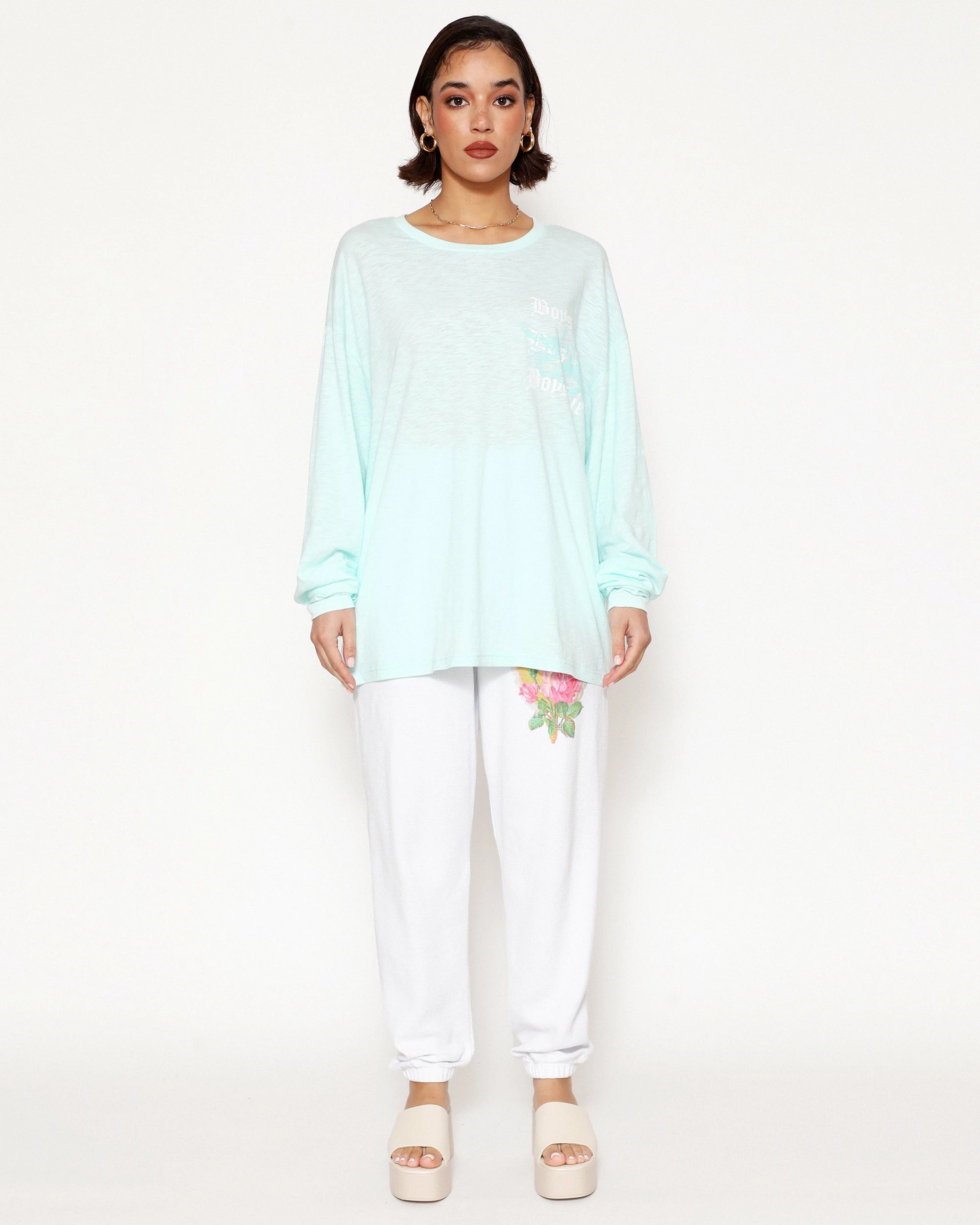 BOYS LIE X Head Over Heals Longsleeve Boyfriend Tee 3 BOYS LIE X Head Over Heals Longsleeve Boyfriend Tee