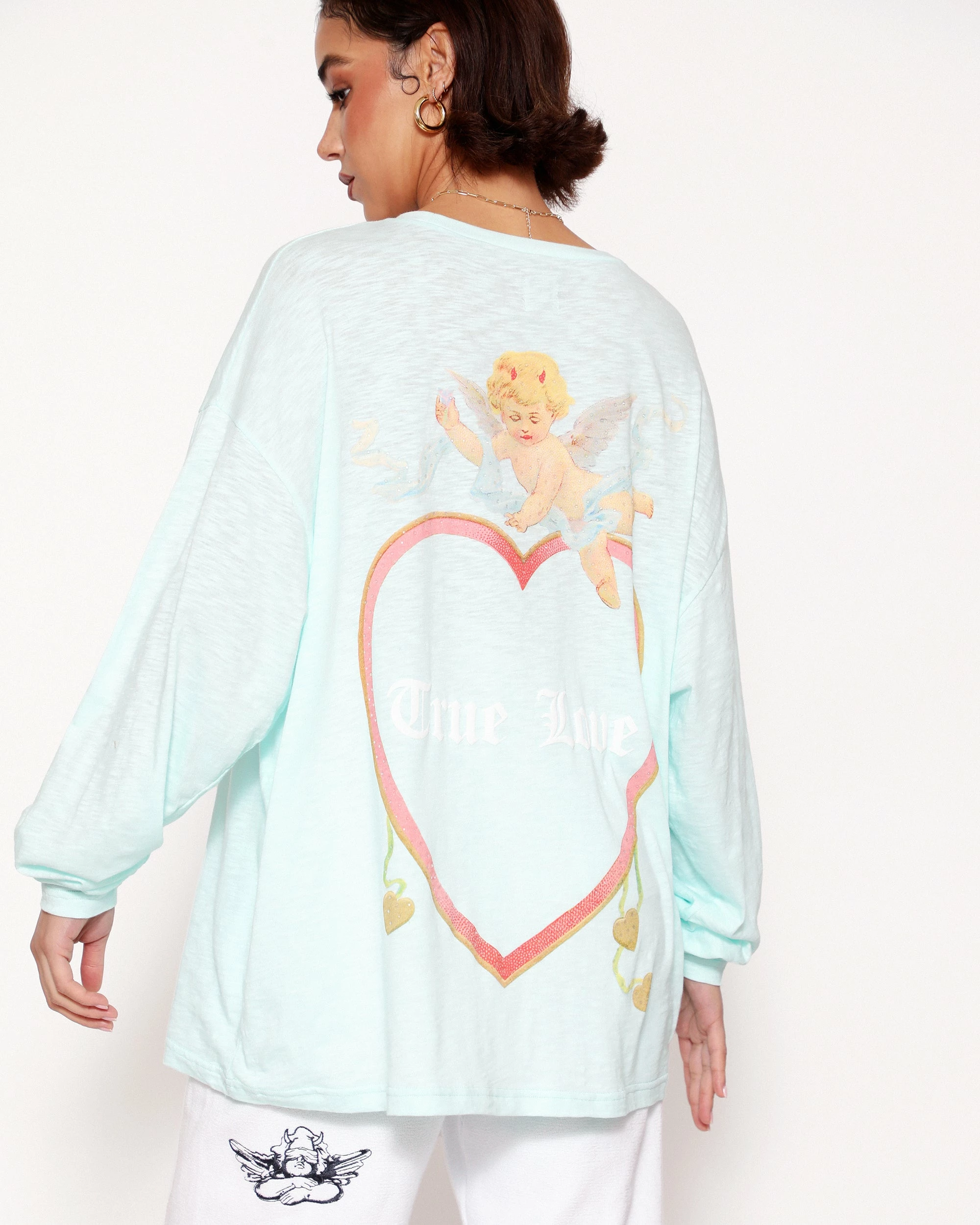 BOYS LIE X Head Over Heals Longsleeve Boyfriend Tee 7 BOYS LIE X Head Over Heals Longsleeve Boyfriend Tee - Image 5