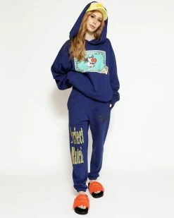 BOYS LIE X Navy Perfect Match Remix Hoodie -Boys Lie Sales Store 4O7A1391copy