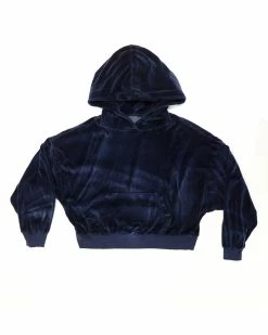 BOYS LIE X Velour Hoodie Crop -Boys Lie Sales Store 4O7A1700r