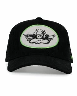 BOYS LIE X Black Corduroy Trucker Hat -Boys Lie Sales Store 4O7A2196r2 3a58d27b e89d 4e68 b460 948c09df5514
