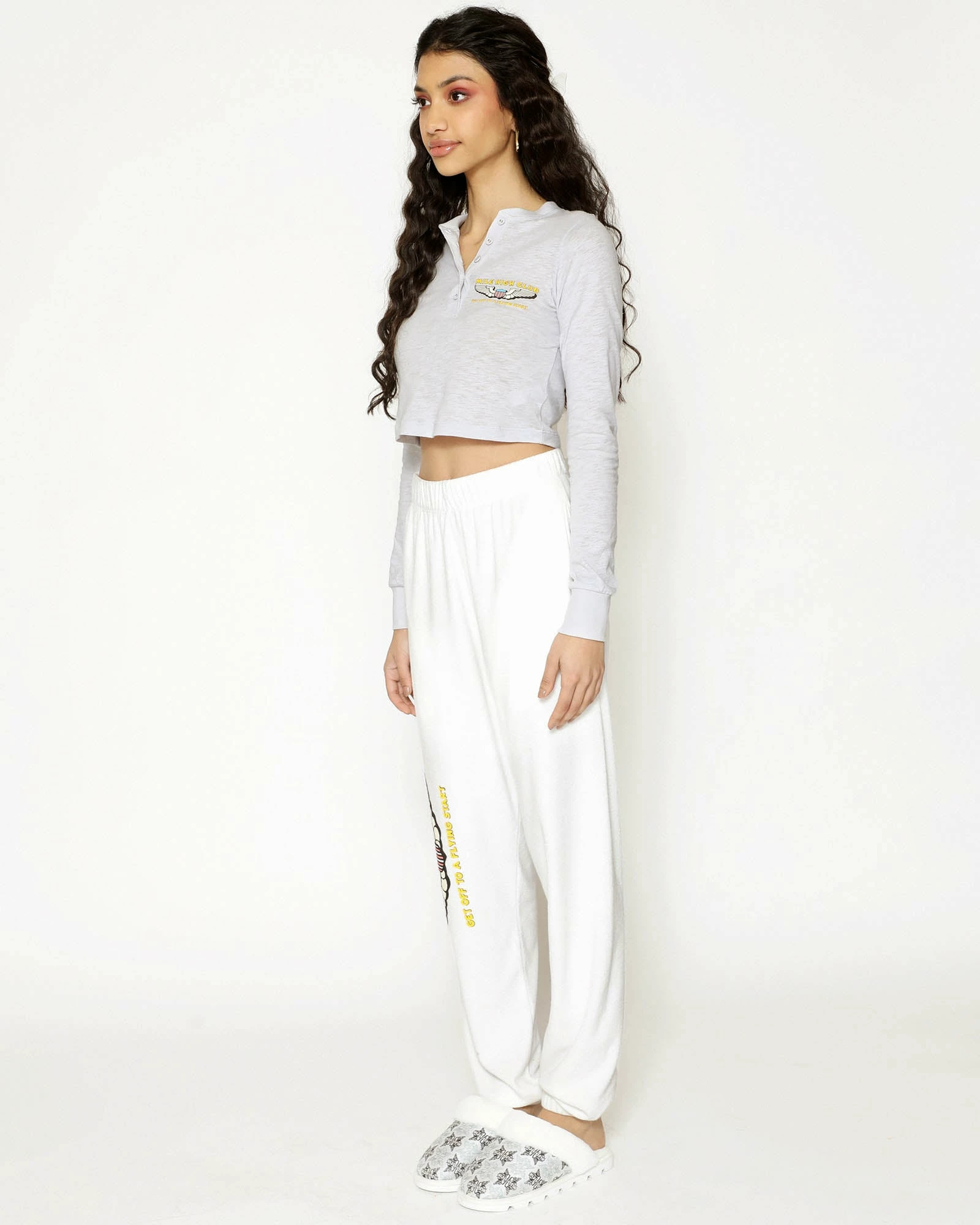 BOYS LIE X Spread Your Wings Crop Henley 7 BOYS LIE X Spread Your Wings Crop Henley - Image 5