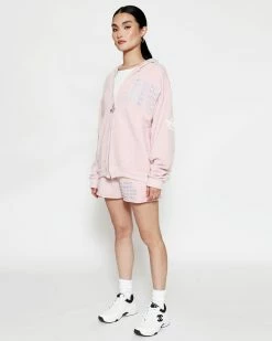 BOYS LIE X 1-800 Revival Zip-Up Boyfriend Hoodie -Boys Lie Sales Store 4O7A2765