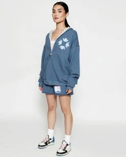 BOYS LIE X No Smoke Zip-Up Boyfriend Hoodie -Boys Lie Sales Store 4O7A2816