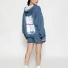 BOYS LIE X No Smoke Zip-Up Boyfriend Hoodie