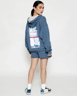 BOYS LIE X No Smoke Zip-Up Boyfriend Hoodie