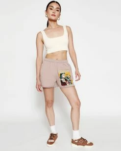 BOYS LIE X Taupe Don't Say It Darling Frankie Shorts -Boys Lie Sales Store 4O7A2900 216fa876 c854 40e7 8dcc 6109e7ec238b