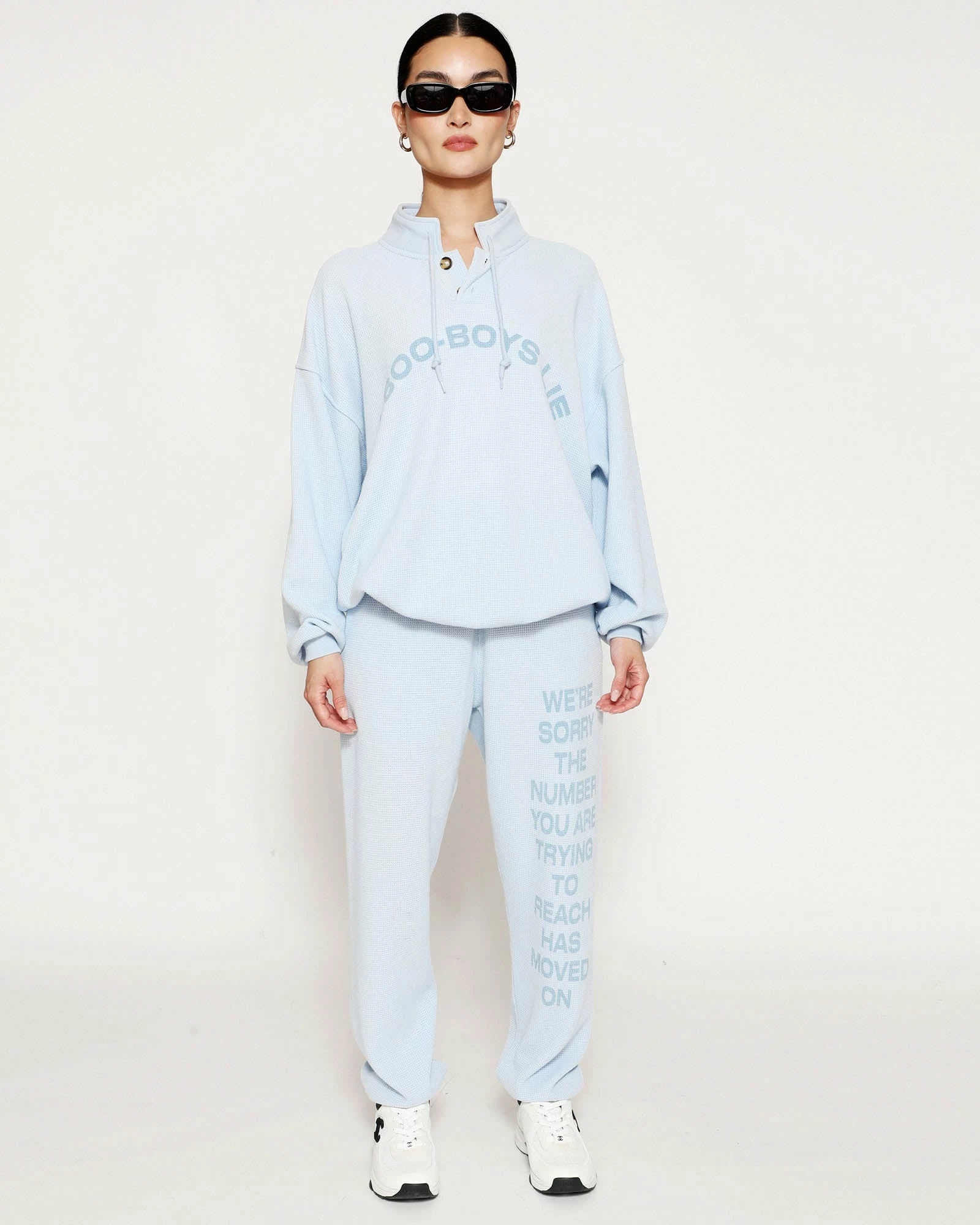 BOYS LIE X Blue 1-800 Reunion Sweatpants 6 BOYS LIE X Blue 1-800 Reunion Sweatpants - Image 4