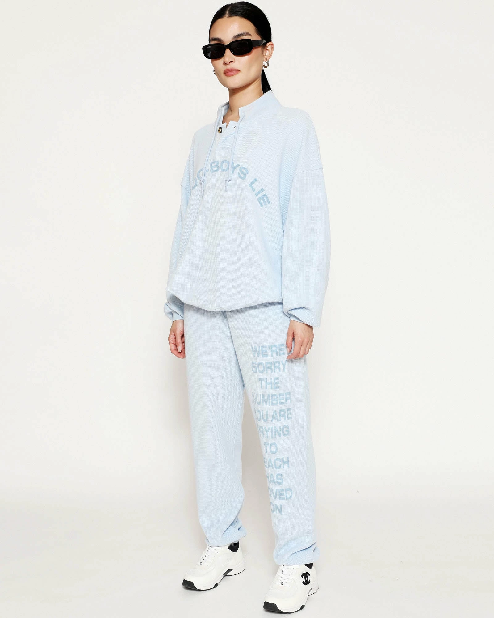 BOYS LIE X Blue 1-800 Reunion Sweatpants 7 BOYS LIE X Blue 1-800 Reunion Sweatpants - Image 5