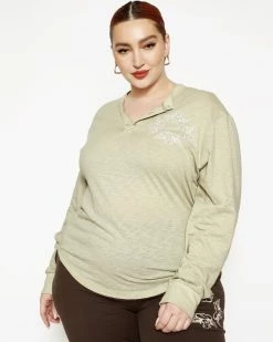 BOYS LIE X Eyes Wide Shut Boyfriend Henley -Boys Lie Sales Store 4O7A3294b