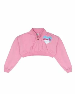 BOYS LIE X Head In The Clouds Henley Cropped Crewneck -Boys Lie Sales Store 4O7A4194rcopy