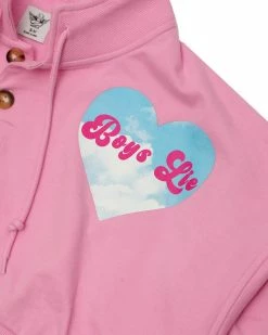 BOYS LIE X Head In The Clouds Henley Cropped Crewneck -Boys Lie Sales Store 4O7A4196rcopy