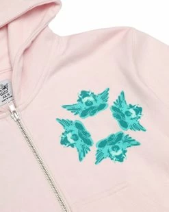 BOYS LIE X Sorry Siren Pink Zip-Up Hoodie -Boys Lie Sales Store 4O7A4261rcopy