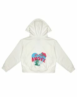 BOYS LIE X Sorry Siren Cream Ribbed Hoodie -Boys Lie Sales Store 4O7A4284r2b