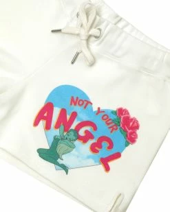 BOYS LIE X Sorry Siren Cream Ribbed Shorts -Boys Lie Sales Store 4O7A4297rbcopy