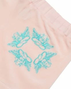 BOYS LIE X Break Free Velour Shorts -Boys Lie Sales Store 4O7A4533copy