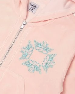 BOYS LIE X Break Free Velour Zip-Up Hoodie -Boys Lie Sales Store 4O7A4537copy