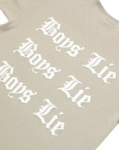 BOYS LIE X Tan Straight Flush Boyfriend Thermal Tee 19 BOYS LIE X Tan Straight Flush Boyfriend Thermal Tee -Boys Lie Sales Store 4O7A4933