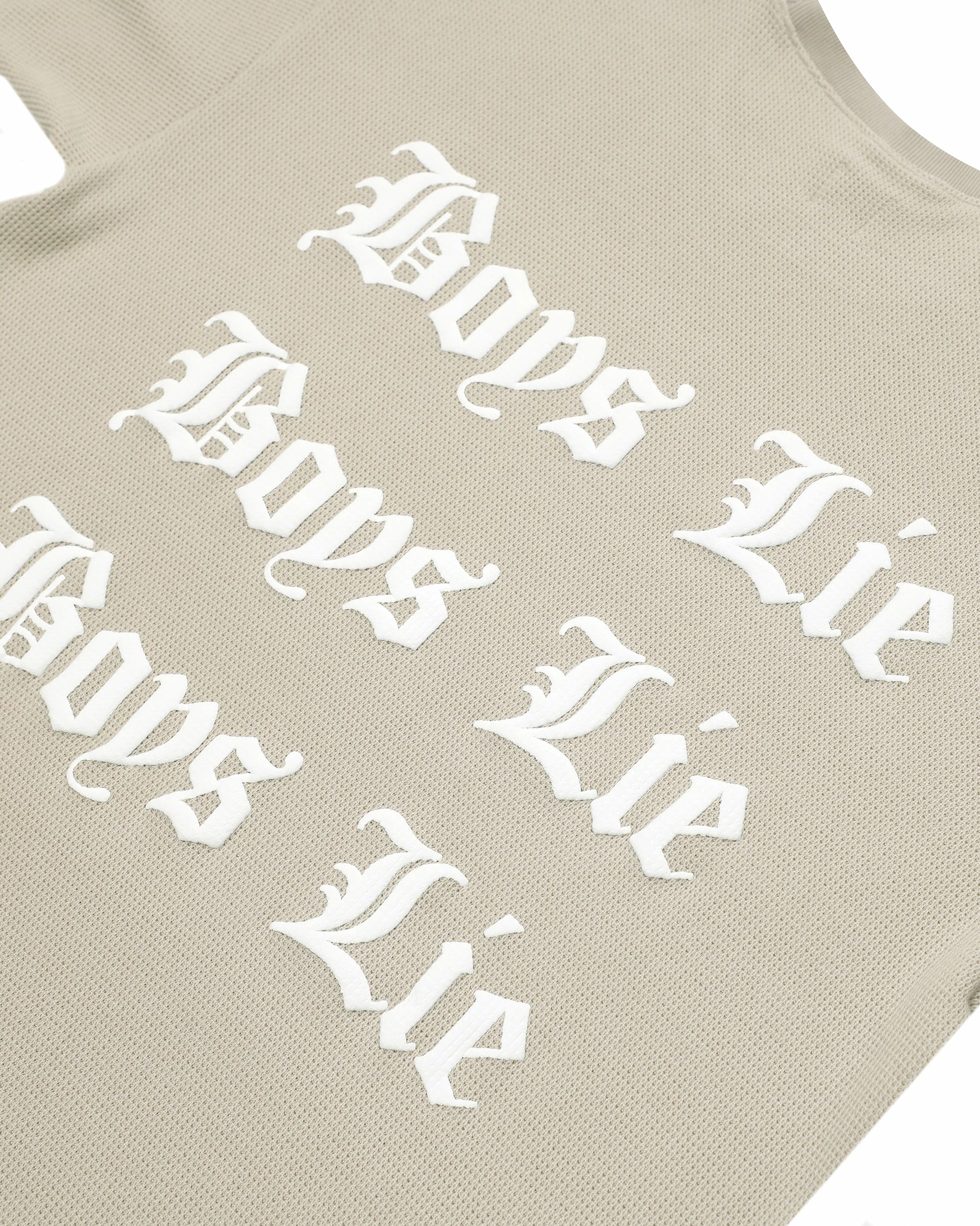 BOYS LIE X Tan Straight Flush Boyfriend Thermal Tee 11 BOYS LIE X Tan Straight Flush Boyfriend Thermal Tee - Image 9