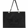 BOYS LIE X Charcoal Velour Tote
