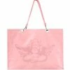 BOYS LIE X Baby Pink Velour Tote -Boys Lie Sales Store 4O7A5237pink2copy